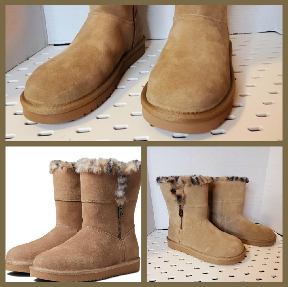Koolaburra by UGG Aribel Short Leopard Women's Size 6
